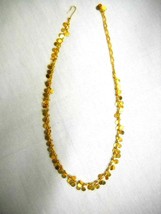 PREOWNED VINTAGE AVON? GOLDTONE ROUND TASSELS CHAIN LINK  FASHION NECKLACE - $220.31 MXN