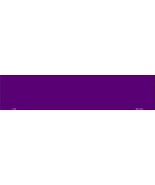 Purple Solid Blank Mini Street Sign K-029 - £19.14 GBP