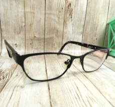 Liz Claiborne Matte Black Metal Eyeglasses FRAMES ONLY - L439 0003 51-16-135 - £26.44 GBP