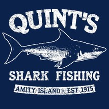 JAWS MOVIE TShirt Quints Shark Fishing T-Shirt Mens Womens Kids Tee Shirt  - £10.17 GBP