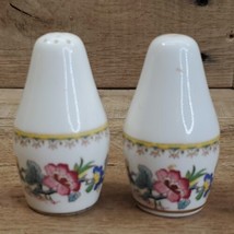 VTG Fine Bone China Coalport Ming Rose Salt Pepper Shaker Set English - £10.64 GBP