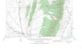 Mineral Hill Quadrangle, Nevada 1937 Topo Map Vintage USGS 1:62,500 Topographic - £18.27 GBP