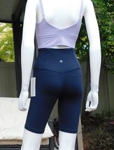 Biker Shorts by Athleta (Ultra High Rise Elation 9&quot; Short), XS, navy col... - $41.58