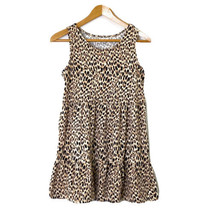 Love, Fire Sundress Womens Large Sleeveless Tiered Ruffled Leopard Print... - $22.49