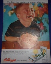 Kellogg’s Corn Flakes Magazine Print Advertisement 1956 - £4.77 GBP