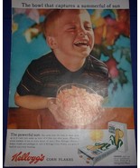 Kellogg’s Corn Flakes Magazine Print Advertisement 1956 - $8.21 CAD