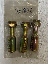 3 Qty of 7x1816 26994 Straight Couplings for CAT (3 Quantity) - $55.38