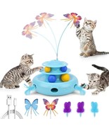 3-in-1 Interactive Cat Toys, Automatic Boredom Relief Kitten Toys, Smart... - £14.45 GBP