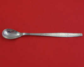 Swedish Modern by Allan Adler Sterling Silver Iced Tea Spoon Heavy Hammered - £150.03 GBP