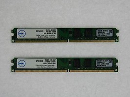 Dell 4GB (2GBX2) Mémoire Bureau PC2 6400 800MHz non-Ecc DDR2 Snpyg410c/2g Neuf - £42.62 GBP