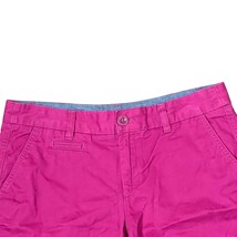 Eddie Bauer Legend Wash Bermuda Pink Walking Short Women&#39;s 6 Flat Front Cotton  - £15.56 GBP