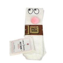 Vintage American Pet Sox Kennel Club Adult Socks Size 9 - 11 White Nos New W Tag - £22.78 GBP