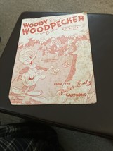 1948 Woody Woodpecker Sheet Music &amp; Lyrics Walter Lantz Theme Song Kay Kyser - £4.26 GBP