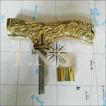 Solid Brass Victorian Handle for Wooden Walking Stick Cane Designer Vint... - £11.94 GBP