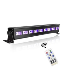 60 Ft-Remote Uv Black Light For Parties, Super Bright 27W Dimmable Sound... - £51.59 GBP