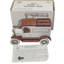 ERTL Limited Edition THE DEARBORN INN 1913 MODEL T VAN Bank with Key And... - £27.94 GBP