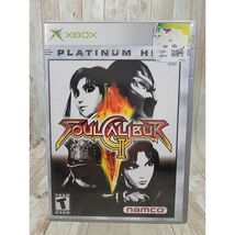 Soul Calibur II 2 (Microsoft Xbox 2003) Platinum Hits Complete CIB w/ Manual - $12.97