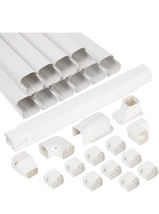 Plastic Decorative Line Cover Kit for Mini Split Line Sets - 16.1 Feet NEW - $44.54