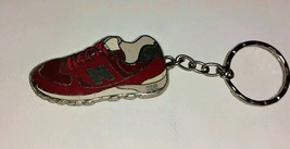 C-CAP Tennis Shoe Sneaker Keychain Metal Double Sided N Navy Blue Side R... - $20.98