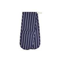 Kitchen Craft Blue Butcher's Stripe Double Oven Glove  - $32.00