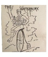 The Waterbury Bike Watch 1885 Advertisement Victorian Jewelry Merritt AD... - $28.07 CAD
