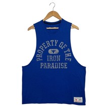Under Armour Project Rock Tank Top Mens L Blue Property of the Iron Para... - $557.31 MXN