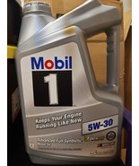 Mobil 1 advanced full synthetic 5W-30 5 qt bottle - $36.47