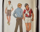 1979 Simplicity Sewing Pattern #8991 Size 36 Men&#39;s Pants in Three Length... - $14.84