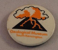 Vintage South Kensington Geological Museum Pin Pinback Button Badge - £25.85 GBP