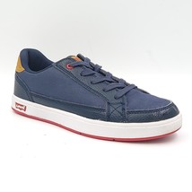 Levi&#39;s Boys Low Top Lace Up Sneakers Size US 6 Navy Blue - £18.57 GBP