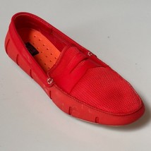 SWIMS Men’s Shoes Octave Red Penny Loafers Lightweight Rubber and Mesh S... - $35.99