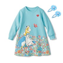 Kids Autumn Winter Dresses Girls Ariel Bell  Dress Long Sleeve  Cosplay Party Ve - £43.02 GBP