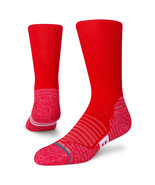 New NWT Mens L Womens XL Stance Versa Crew Red Sock Mid Cushion 9 10 11 ... - £19.10 GBP