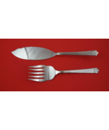 Aria by Christofle Silverplate Fish Serving Set 2-pc knife 11&quot; fork 8 3/4&quot; - £163.16 GBP