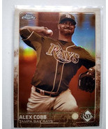 2015 Topps Chrome Alex Cobb Sepia Refractor Baseball Card - $150.00