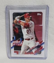 2021 Topps Series 1 Mike Trout Card #27 - Los Angeles Angels - Excellent - £3.39 GBP