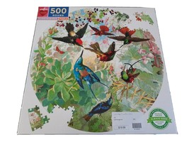 Hummingbirds 500 Piece Round Jigsaw Puzzle NEW SEALED!! Woman Owned Company - £15.45 GBP