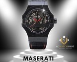 Maserati Herren-Automatikuhr Potenza R8821108008 aus schwarzem Edelstahl... - $270.55