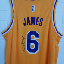 Lebron James Autographed Los Angeles Lakers Jersey - COA - £272.48 GBP
