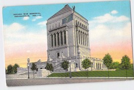 Postcard IN Indiana Indianapolis Indiana War Memorial Linen Unused - $4.95