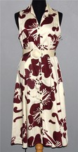 VTG Hibiscus Tropical Group Hawaiian Fashion Honolulu Sleeveless Dress Wm&#39;s S - £34.65 GBP
