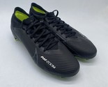 Nike Mercurial Vapor 15 Pro FG Black Volt Soccer Cleats DJ5603-001 - $153.99