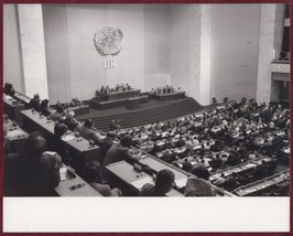 1976 Original Press Photo ILO Conference Geneva Palais des Nations Employment... - $75.35