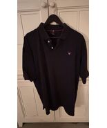 “U.S. Polo Assn Men’s Black Polo Shirt XL 100% Cotton Embroidered Logo - $10.99