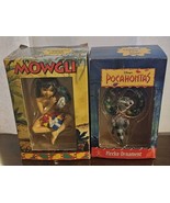 Vtg Grolier Disney Jungle Book Mowgli + Meeko Pocahontas Christmas Ornam... - €13,55 EUR