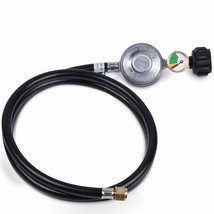 6Ft Propane Regulator With Hose, Gas Grill Regulator And Gauge For Most ... - £30.36 GBP