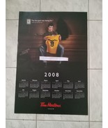 SIDNEY CROSBY PROMO POSTER CALENDAR ORIGINAL 14 1/4 X 20 1/2 INCHES 2008!! - $27.69