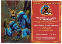 X-Men Chromium Trading Cards Cyclops Promo 1995 Fleer Ultra - £0.74 GBP