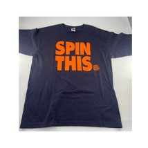 Wheel of Fortune Tshirt Mens Extra Large Navy Blue Orange “Spin This” Pu... - £7.53 GBP