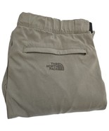 North Face Nylon Hiking Pants Mens Size Small Khaki Trekking Outdoors 32x30 - $44.55